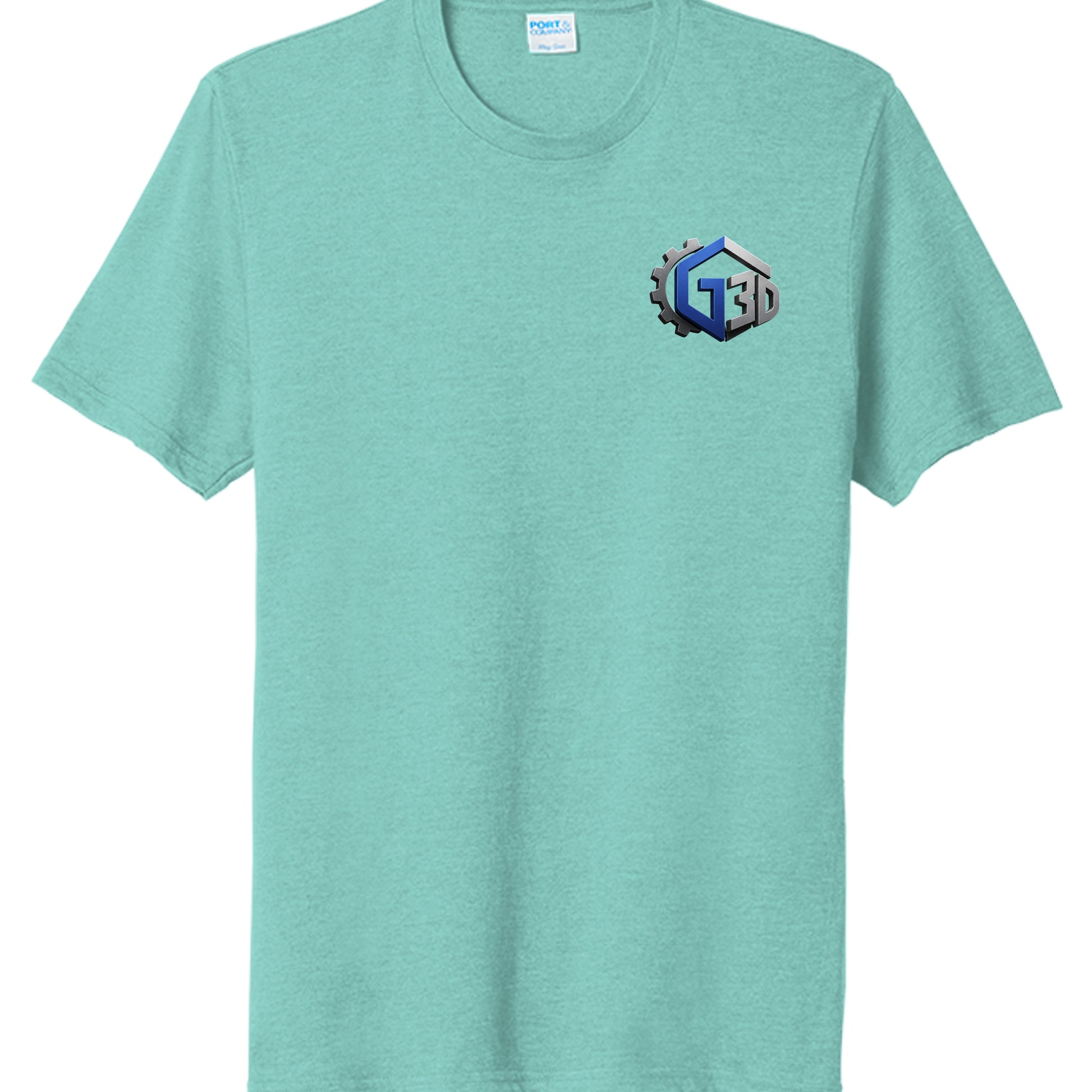 Vivid Teal Heather - PC330 - FRONT
